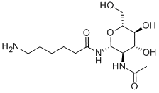 CAS 登录号：112898-10-9， 2-[乙酰基(6-氨基-1-氧代己基)氨基]-2-脱氧-B-D-吡喃葡萄糖基胺