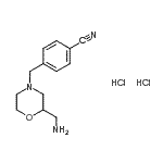 CAS#: 112914-10-0, 4-{[2-(Aminomethyl)-4-Morpholinyl]Methyl}Benzonitrile Dihydrochloride