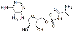 CAS#: 112921-04-7, [(2R,3S,4R,5R)-5-(6-Aminopurin-9-Yl)-3,4-Dihydroxyoxolan-2-Yl]Methyl N-[(2S)-2-Aminopropanoyl]Sulfamate