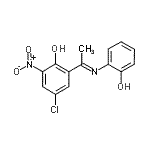 CAS#: 112932-76-0, 4-Chloro-2-[(1E)-N-(2-Hydroxyphenyl)Ethanimidoyl]-6-Nitrophenol