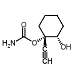 CAS 登录号：1130-22-9， (1S,2S)-1-乙炔基-2-羟基环己基氨基甲酸酯