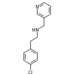 CAS 登录号：113248-68-3， 2-(4-氯苯基)-N-(3-吡啶基甲基)乙胺