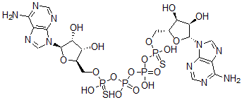 CAS#: 113270-27-2, P(1),P(4)-Bis(5'-Adenosyl)-1,4-Dithiotetraphosphate