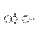CAS 登录号：113270-73-8， 2-(4-溴苯基)-1H-咪唑并[4,5-c]吡啶