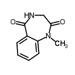 CAS#: 1133-42-2, 1-Methyl-3,4-Dihydro-1H-1,4-Benzodiazepine-2,5-Dione