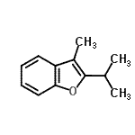 CAS#: 113334-55-7, 2-Isopropyl-3-Methyl-1-Benzofuran