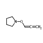 CAS#: 113377-57-4, 1-(Propadienyloxy)Pyrrolidine