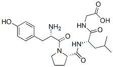 CAS#: 113480-19-6, 2-[[(2S)-2-[[(2S)-1-[(2S)-2-Amino-3-(4-Hydroxyphenyl)Propanoyl]Pyrrolidine-2-Carbonyl]Amino]-4-Methylpentanoyl]Amino]Acetic Acid