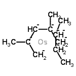 CAS 登录号：113530-61-3， 二[(1,2,3,4,5-h)-2,4-二甲基-2,4-戊二烯基]-锇
