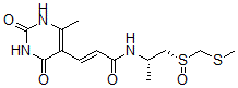 CAS 登录号：113597-70-9， (E)-3-(4-甲基-2,6-二氧代-3H-嘧啶-5-基)-N-[(2S)-1-[(R)-甲基硫基甲基亚磺酰]丙-2-基]丙-2-烯酰胺