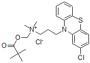 CAS 登录号：113611-35-1， 3-(2-氯吩噻嗪-10-基)丙基-(2,2-二甲基丙酰氧基甲基)-二甲基氯化铵
