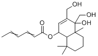 CAS#: 1136245-81-2, 6β-(Hexa-2,4-dienoyloxy)-9α,12-dihydroxydrimenol