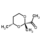 CAS 登录号：113630-92-5， 1-[(2S,4R)-2,4-二甲基-1,3-二恶烷-2-基]乙酮