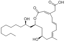 CAS 登录号：113702-00-4， 2-[(3E,6Z,9Z,12R,14S)-12-羟基-14-[(2R)-2-羟基十一烷基]-10-甲基-2-氧代-1-氧杂环十四烷并-3,6,9-三烯-4-基]乙酸
