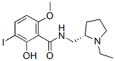 CAS 登录号：113716-48-6， N-[[(2S)-1-乙基吡咯烷-2-基]甲基]-2-羟基-3-碘-6-甲氧基苯甲酰胺