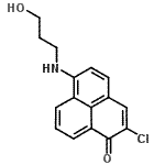 CAS 登录号：113722-81-9， 2-氯-6-[(3-羟基丙基)氨基]-1H-萘嵌苯-1-酮