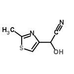 CAS#: 113732-63-1, Hydroxy(2-Methyl-1,3-Thiazol-4-Yl)Acetonitrile