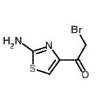 CAS 登录号：113732-86-8， 1-(2-氨基-1,3-噻唑-4-基)-2-溴乙烷酮