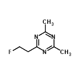 CAS 登录号：113768-74-4， 2-(2-氟乙基)-4,6-二甲基-1,3,5-三嗪
