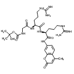 CAS#: 113866-14-1, Tert-Butyl N-[2-[[(1S)-4-Guanidino-1-[[(1S)-4-Guanidino-1-[(4-Methyl-2-Oxo-Chromen-7-Yl)Carbamoyl]Butyl]Carbamoyl]Butyl]Amino]-2-Oxo-Ethyl]Carbamate