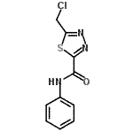 CAS 登录号：113940-13-9， 5-(氯甲基)-N-苯基-1,3,4-噻二唑-2-甲酰胺
