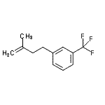 CAS 登录号：113947-87-8， 1-(3-甲基-3-丁烯-1-基)-3-(三氟甲基)苯