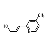 CAS 登录号：113985-53-8， (2E)-3-(4-甲基-2-吡啶基)-2-丙烯-1-醇