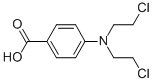 CAS 登录号：1141-37-3， 4-[二(2-氯乙基)氨基]苯甲酸