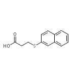 CAS 登录号：1141-45-3， 3-(2-萘基硫基)丙酸