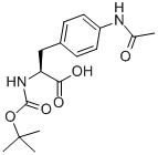 CAS 登录号：114117-42-9， 4-(乙酰氨基)-N-[(1,1-二甲基乙氧基)羰基]-L-苯丙氨酸