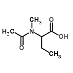 CAS#: 114126-84-0, 2-[Acetyl(Methyl)Amino]Butanoic Acid