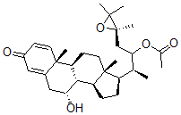 CAS#: 114176-06-6, (7alpha,22R)-22-(acetyloxy)-24,25-epoxy-7-hydroxy-Ergosta-1,4-dien-3-one