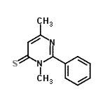 CAS 登录号：114197-32-9， 3,6-二甲基-2-苯基-4(3H)-嘧啶硫酮