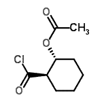 CAS 登录号：114250-36-1， (1R,2R)-2-(氯甲酰基)环己基乙酸酯