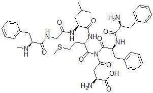 CAS#: 114317-52-1, beta-aspartyl(4)-methylphenylalanine(7)-Neurokinin B (4-10)