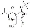 CAS 登录号：114396-65-5， 叔丁基氧羰基-缬氨酰-alpha-甲基丝氨酸甲酯