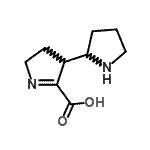 CAS#: 114401-90-0, 4-(2-Pyrrolidinyl)-3,4-Dihydro-2H-Pyrrole-5-Carboxylic Acid
