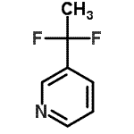 CAS#: 114468-03-0, 3-(1,1-Difluoroethyl)Pyridine