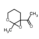 CAS 登录号：114523-15-8， 1-(1-甲基-2,7-二氧杂双环[4.1.0]庚-6-基)乙酮
