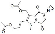 CAS 登录号：114560-31-5， [(E)-3-[3-(乙酰氧基甲基)-5-氮丙啶-1-基-1-甲基-4,7-二氧代-吲哚-2-基]丙-2-烯基]乙酸酯
