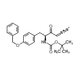 CAS#: 114645-18-0, 2-Methyl-2-Propanyl {(2S)-1-[4-(Benzyloxy)Phenyl]-4-Diazo-3-Oxo-2-Butanyl}Carbamate