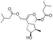 CAS#: 114687-82-0, [(1S,4aS,6S,7R,7aS)-6-Hydroxy-7-Methyl-4-(3-Methylbutanoyloxymethyl)-1,4a,5,6,7,7a-Hexahydrocyclopenta[c]Pyran-1-Yl] 3-Methylbutanoate