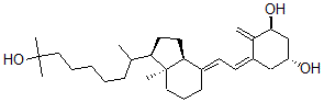 CAS#: 114694-09-6, (1R,3S,5E)-5-[(2E)-2-[(1R,3aS,7aR)-1-(8-Hydroxy-8-Methylnonan-2-Yl)-7alpha-Methyl-2,3,3A,5,6,7-Hexahydro-1H-Inden-4-Ylidene]Ethylidene]-4-Methylidenecyclohexane-1,3-Diol