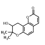CAS#: 1147-25-7, 9-Hydroxy-8,8-Dimethyl-9,10-Dihydro-2H,8H-Pyrano[2,3-f]Chromen-2-One