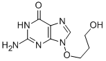 CAS 登录号：114778-60-8， 2-氨基-9-(3-羟基丙氧基)-3H-嘌呤-6-酮