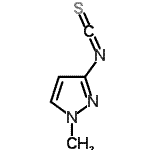 CAS 登录号：114874-28-1， 3-异硫氰酸基-1-甲基-1H-吡唑