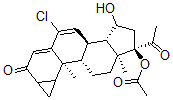 CAS 登录号：114884-50-3， 15-羟基环丙孕酮乙酸酯