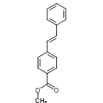 CAS 登录号：1149-18-4， 甲基4-[(E)-2-苯基乙烯基]苯甲酸酯