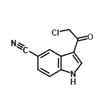 CAS#: 115027-08-2, 3-(2-Chloroacetyl)-1H-Indole-5-Carbonitrile