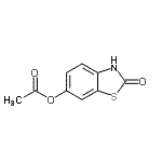 CAS#: 115045-85-7, 2-Oxo-2,3-Dihydro-1,3-Benzothiazol-6-Yl Acetate